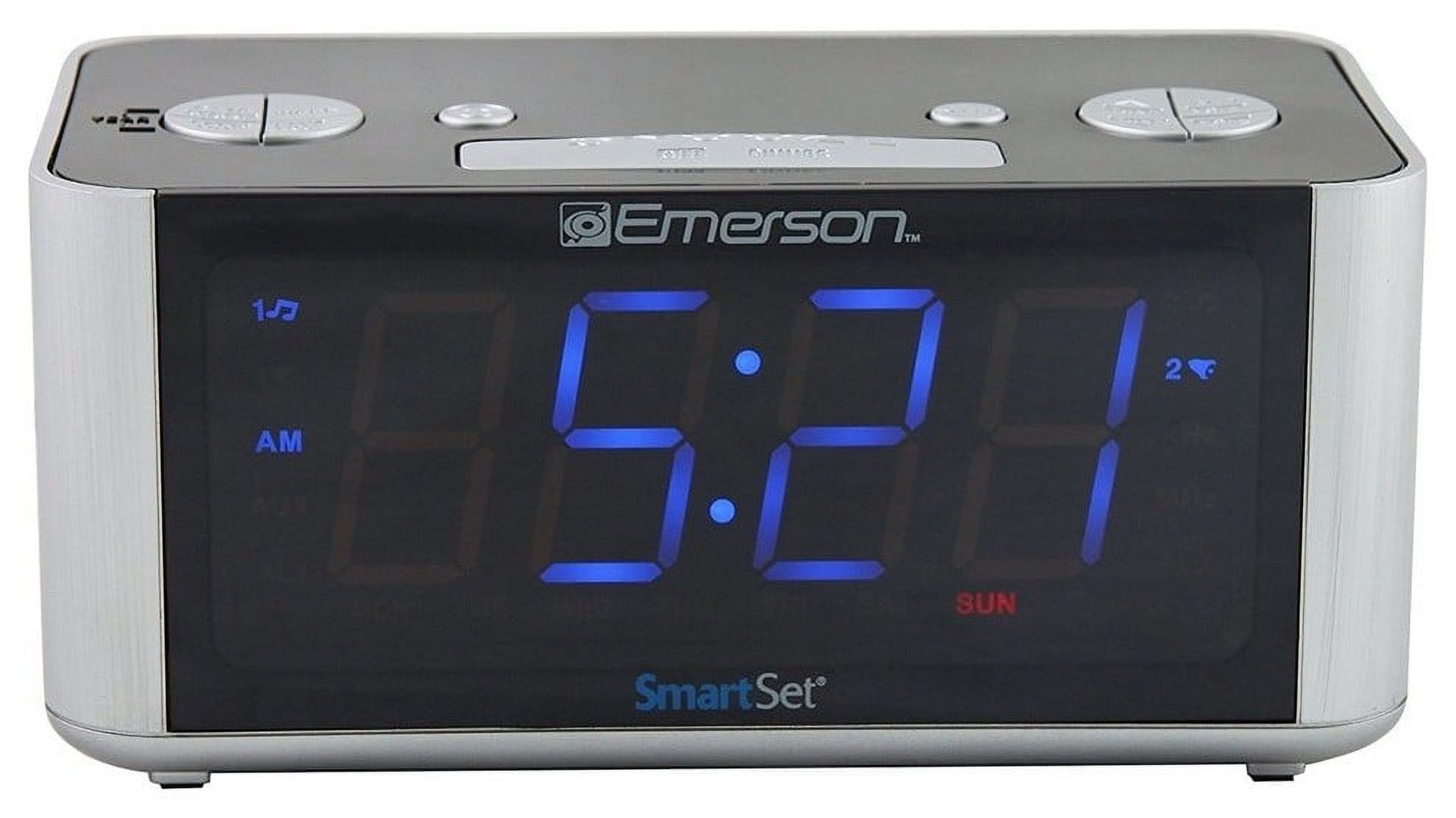 Emerson Cks1708 Smartset Alarm Clock Radio