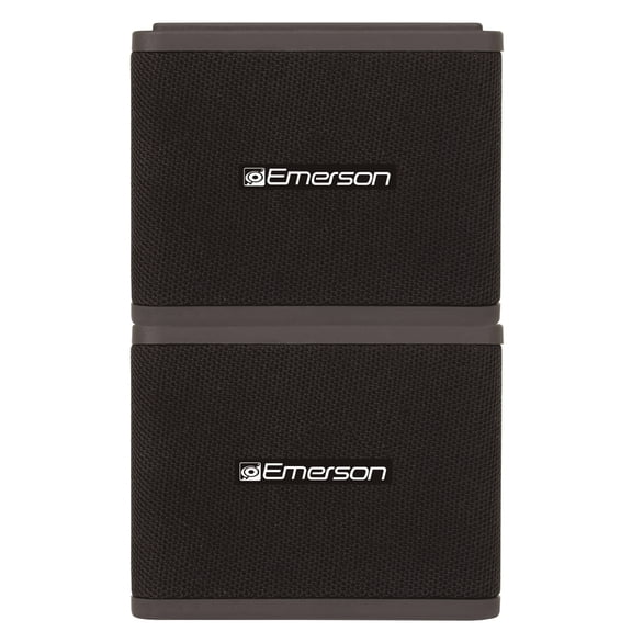 Emerson EAS-3006-BK Sound Blox – Wireless Magnetic Stackable Bluetooth Speakers, Instant Connect, Multi-Room Audio, USB-C Charging, Built-in Subwoofer