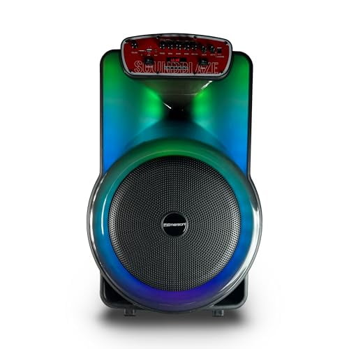 Emerson EDS-1520 Portable Bluetooth 15" Party Speaker with Flame Lighting