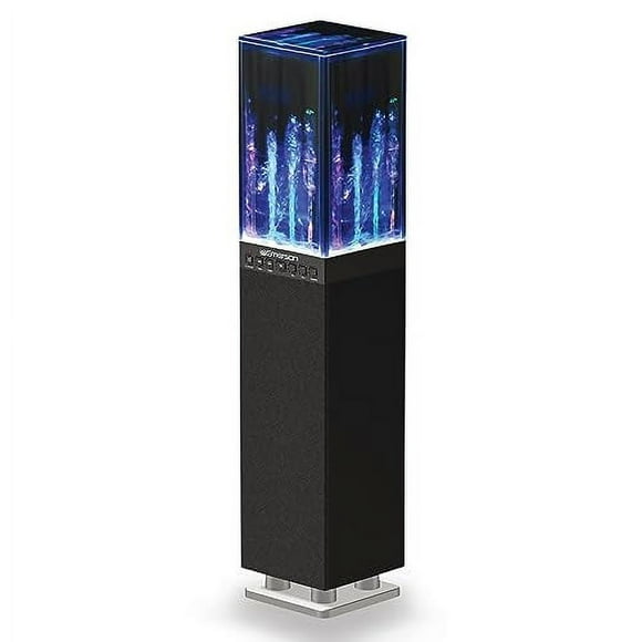 Emerson EHS-2001 Dancing Water Light Tower Speaker System with Bluetooth, Black