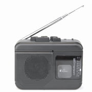 Emerson EMR-EPC-1001-EM Portable Cassette Player with Bluetooth Out - Gray