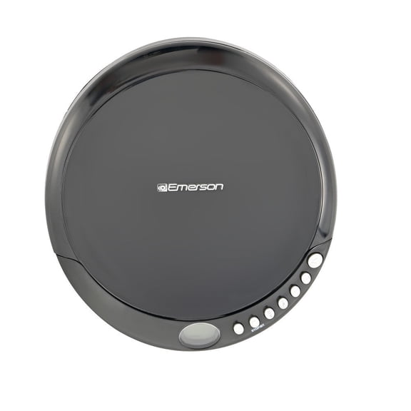 Emerson EPCD-2003 Portable CD Player with FM Radio, Bluetooth 5.3 AudioStream�, 60-Second Anti-Shock, 20-Track Memory, LCD Display, Dual Power (Micro-USB/Battery) & Earphones Included