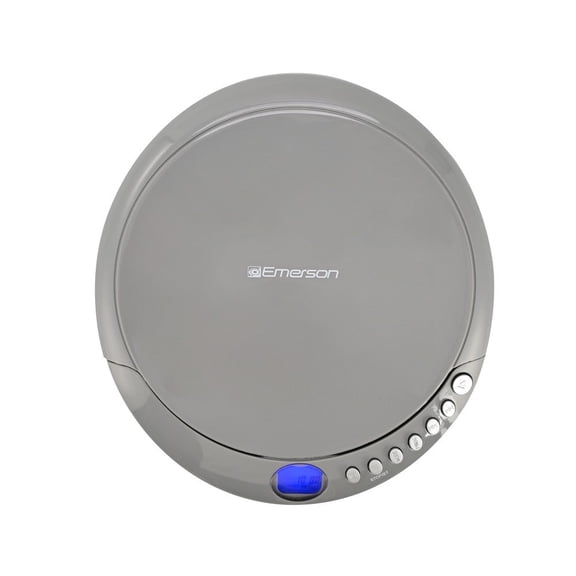 Emerson EPCD-2003 Portable CD Player with FM Radio, Bluetooth 5.3 AudioStream�, 60-Second Anti-Shock, 20-Track Memory, LCD Display, Dual Power (Micro-USB/Battery) & Earphones Included