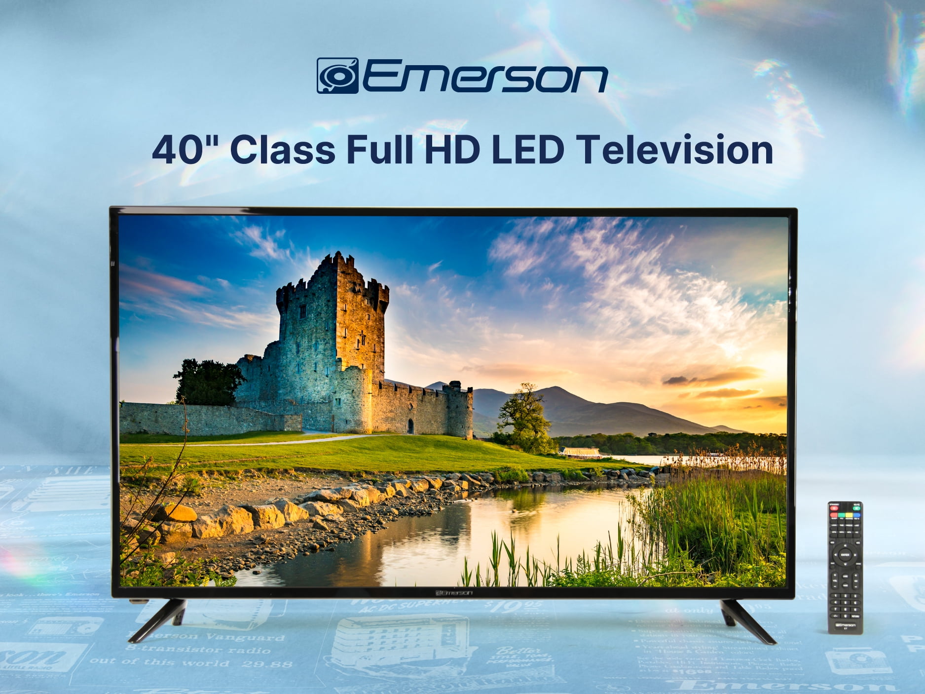 Emerson ET-4000 40-inch Class Full HD LED Television, Black