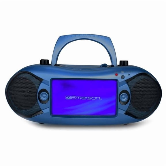 Emerson EDL-2870-BL-EM Emerson 7' Bluetooth DVD Boombox w AMFM Radio, Stereo Speakers & Multi-Media - Blue