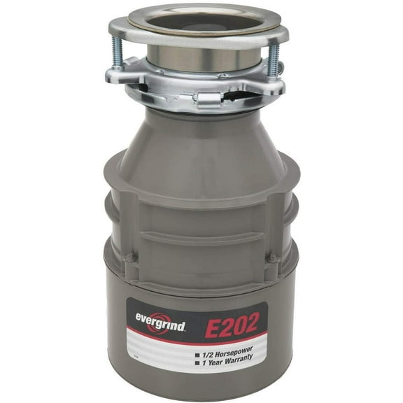 Emerson Evergrind E202 Food Waster Disposer, 1/2 Horsepower, 1-Pack