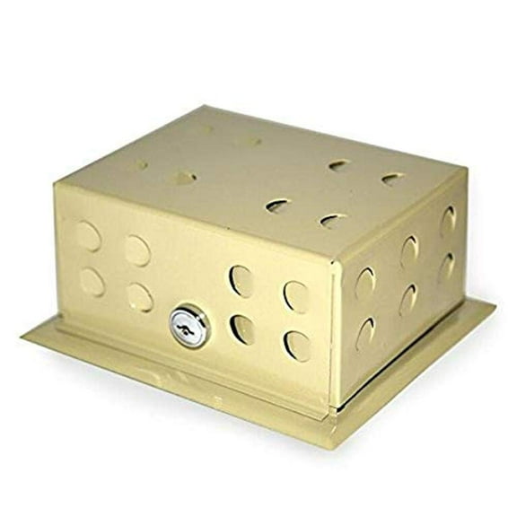 Emerson New F29-0193 Steel Thermostat Guard w/ Ring Base (Hinged)