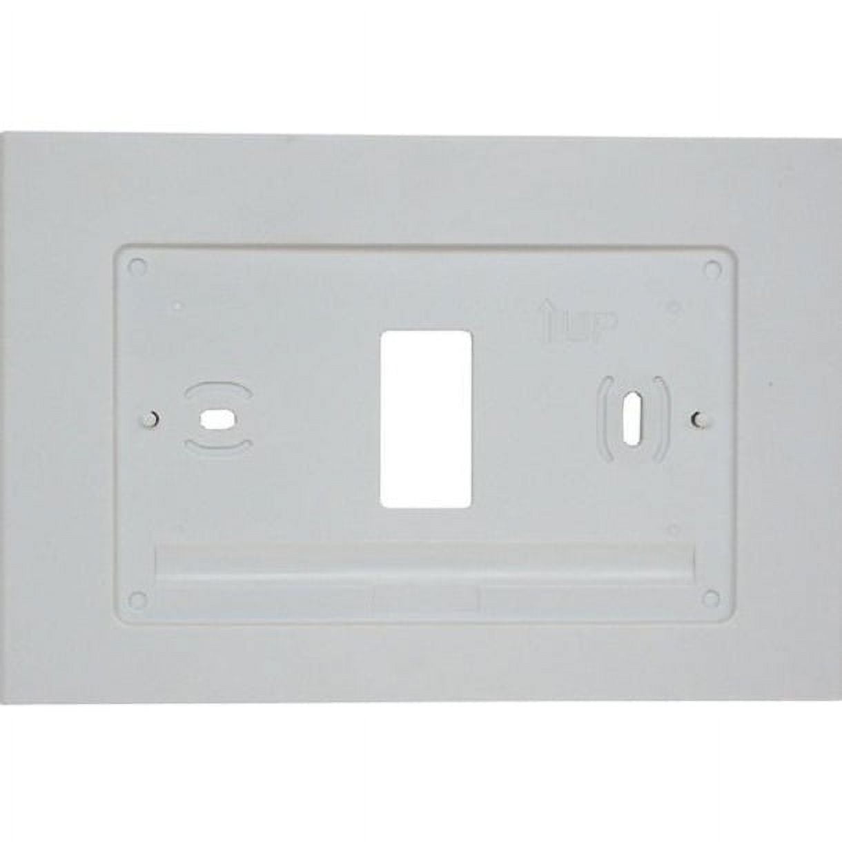 White Rectangular Wall Plate for Sensi Wi-Fi Thermostat