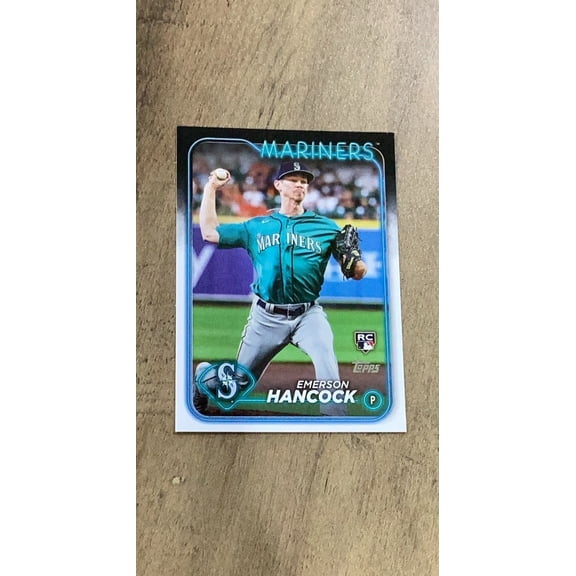 Emerson Hancock MLB Seattle Mariners 2024 Topps 39 RC Trading Card