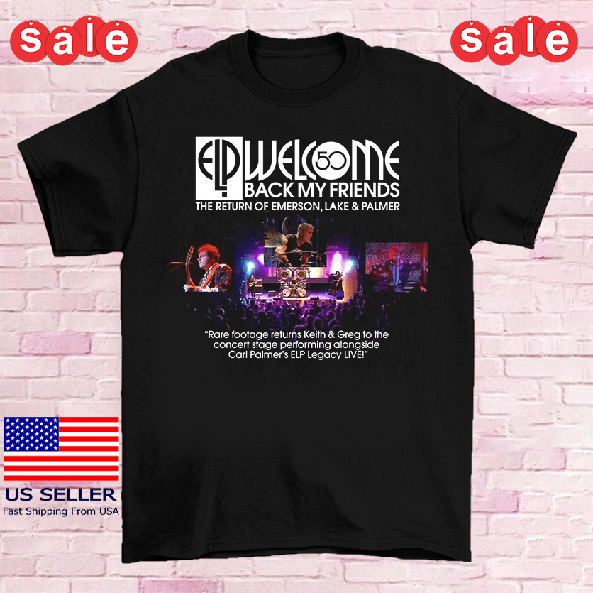 Emerson, Lake & Palmer Band Tour 2024 Unisex TShirt Cotton Full Size