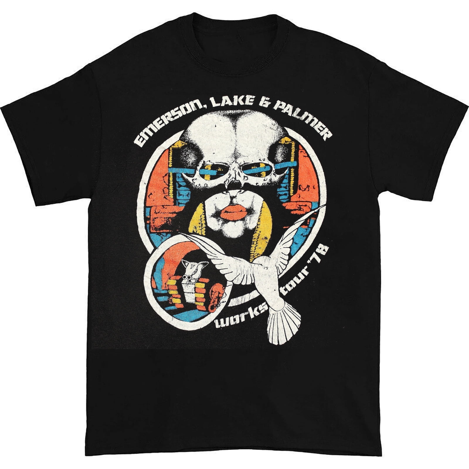 Emerson, Lake & Palmer Band Warks Tour 78 All Size T-shirt - Walmart.com