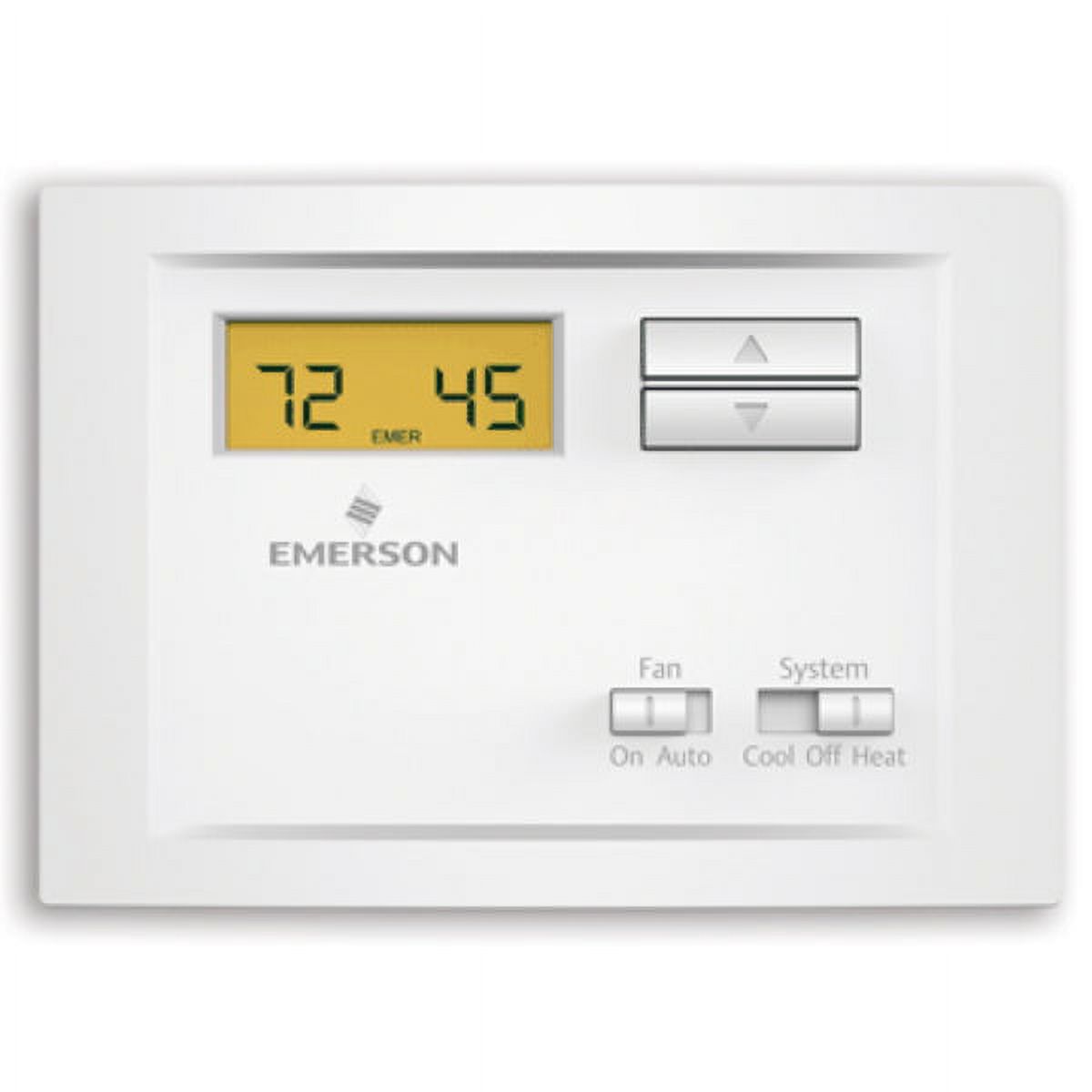 Emerson NP110 NonProgrammable Single Stage Thermostat with Backlit