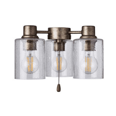 Emerson Outdoor Wet 13.00 LED Light Kit with Clear / Bubble Shade - Vintage Steel LK49DVS