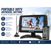 Emerson ET-7000 Portable 7  TV & Digital Multimedia Player with Built in Rechargeable Lithium Battery & DC Car Cord