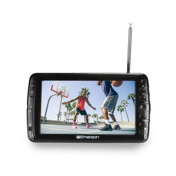 Emerson ET-7000 Portable 7 TV & Digital Multimedia Player with Built in Rechargeable Lithium Battery & DC Car Cord