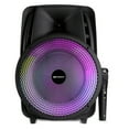 thumbnail image 1 of Emerson Portable 8" Bluetooth Party Speaker with FM Radio, Disco Light and Stand, 1 of 8