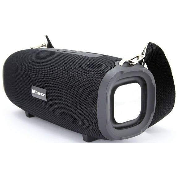 Emerson EAS-3000 Portable Bluetooth Speaker with Carrying Strap, Black
