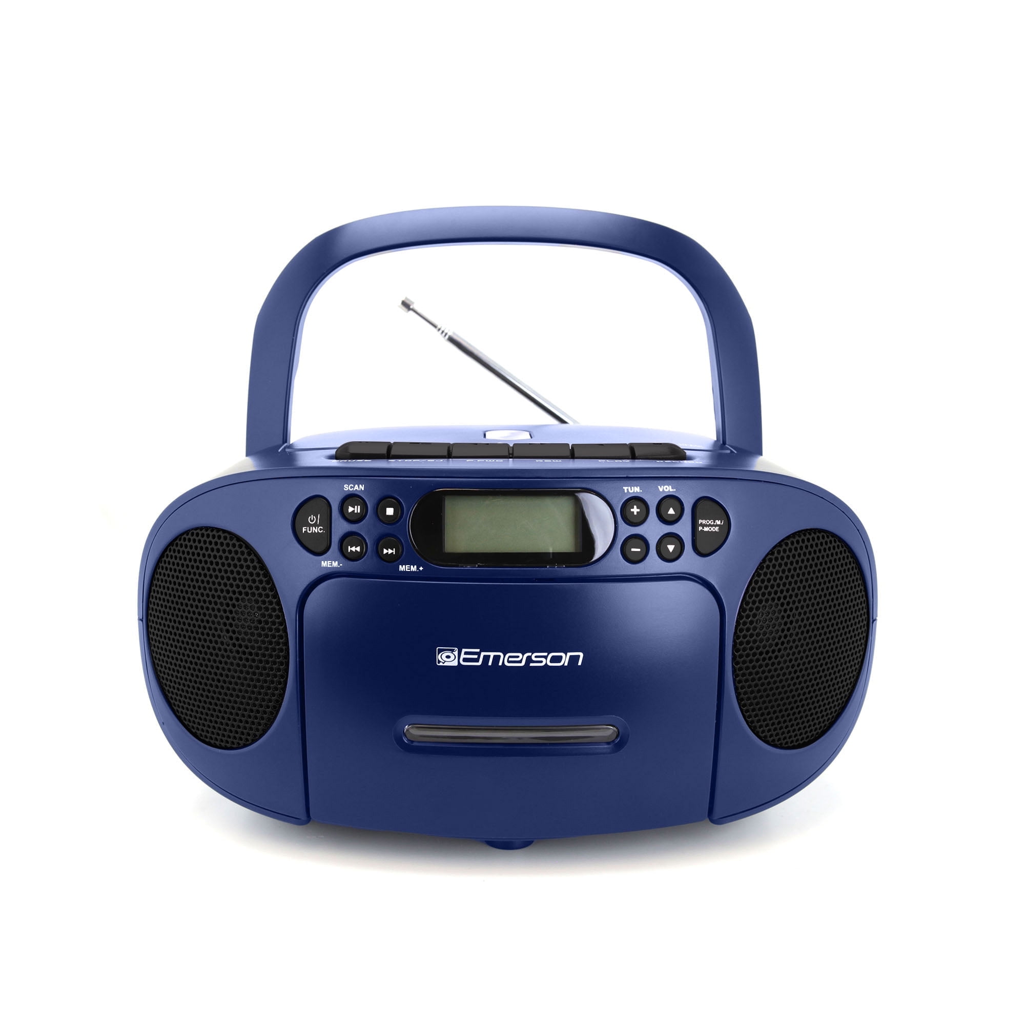 Emerson Portable CD Player Boombox with Cassette Player, AM/FM Radio ...