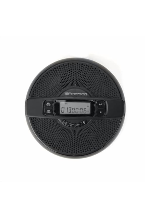 EPCD-2000 Portable Bluetooth® CD Player with FM Radio & Speaker, Black