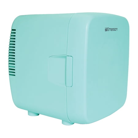 Emerson 12-Can 9.5-Qt. Portable Mini Fridge Cooler XL, EFC-5001, Turquoise