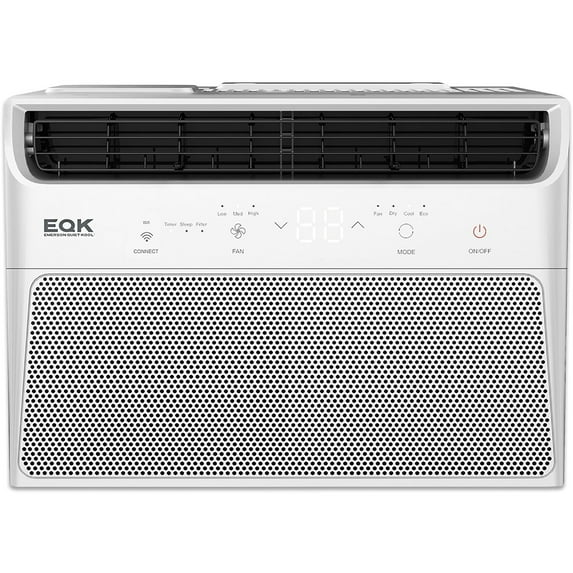 Emerson Quiet Kool 8,000 BTU 115V SMART Window Air Conditioner with Remote, Wi-Fi, and Voice Control