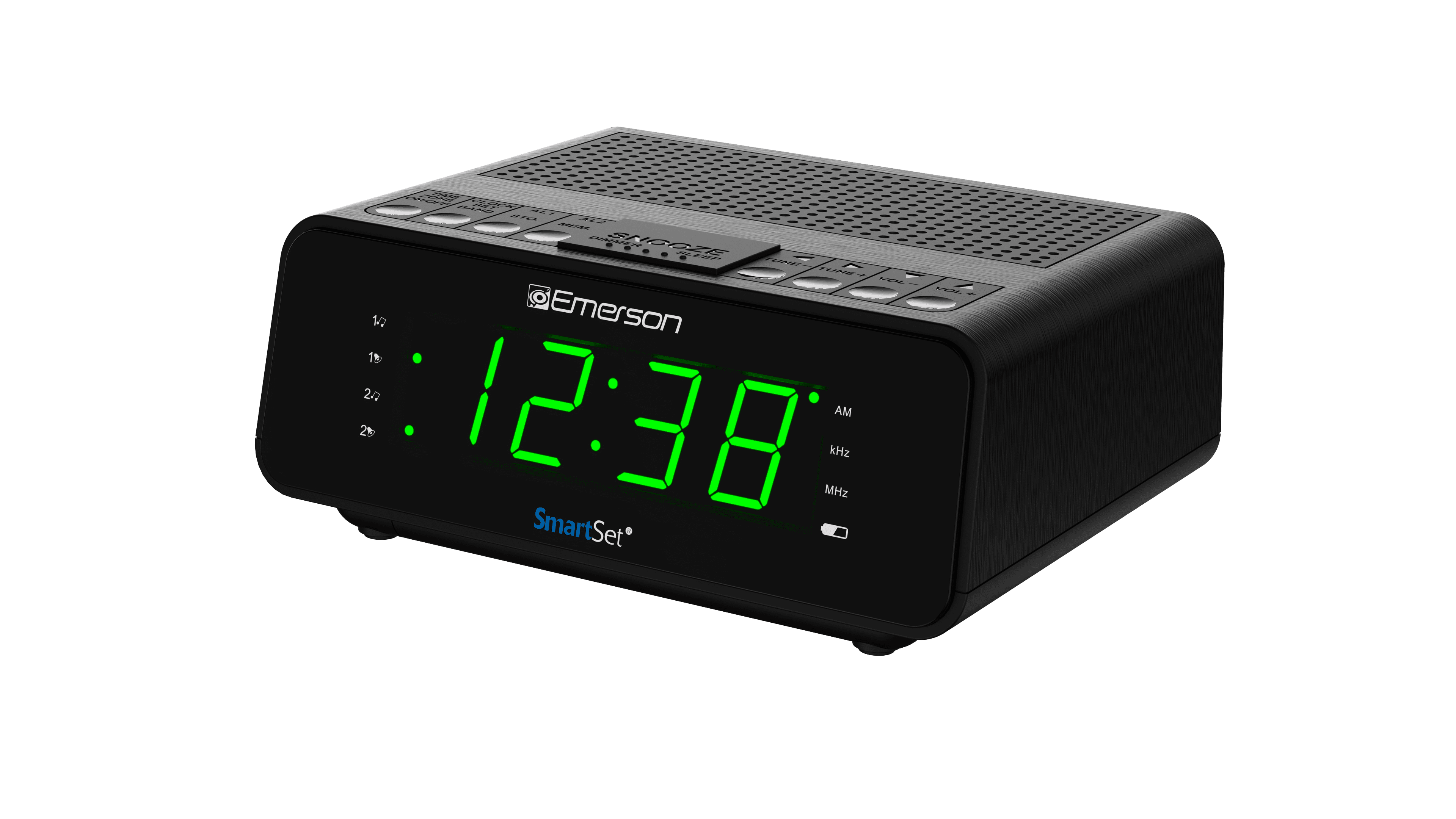 Bitterheid behandeling site Emerson Radio Corp. Smart Set Alarm Clock with AM/FM Radio, Dimmer, Sleep  Timer and 0.9" LED Display, CKS1900 - Walmart.com