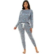 Emerson Road Woman's Cozy Luxe Flowy Hem Christmas Pajama Set XS-XL