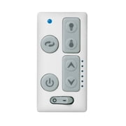 SW605-Emerson Fans-Accessory - 4.2 Inch 6-Speed LED Wall Control White/Ivory/Light Almond Finish