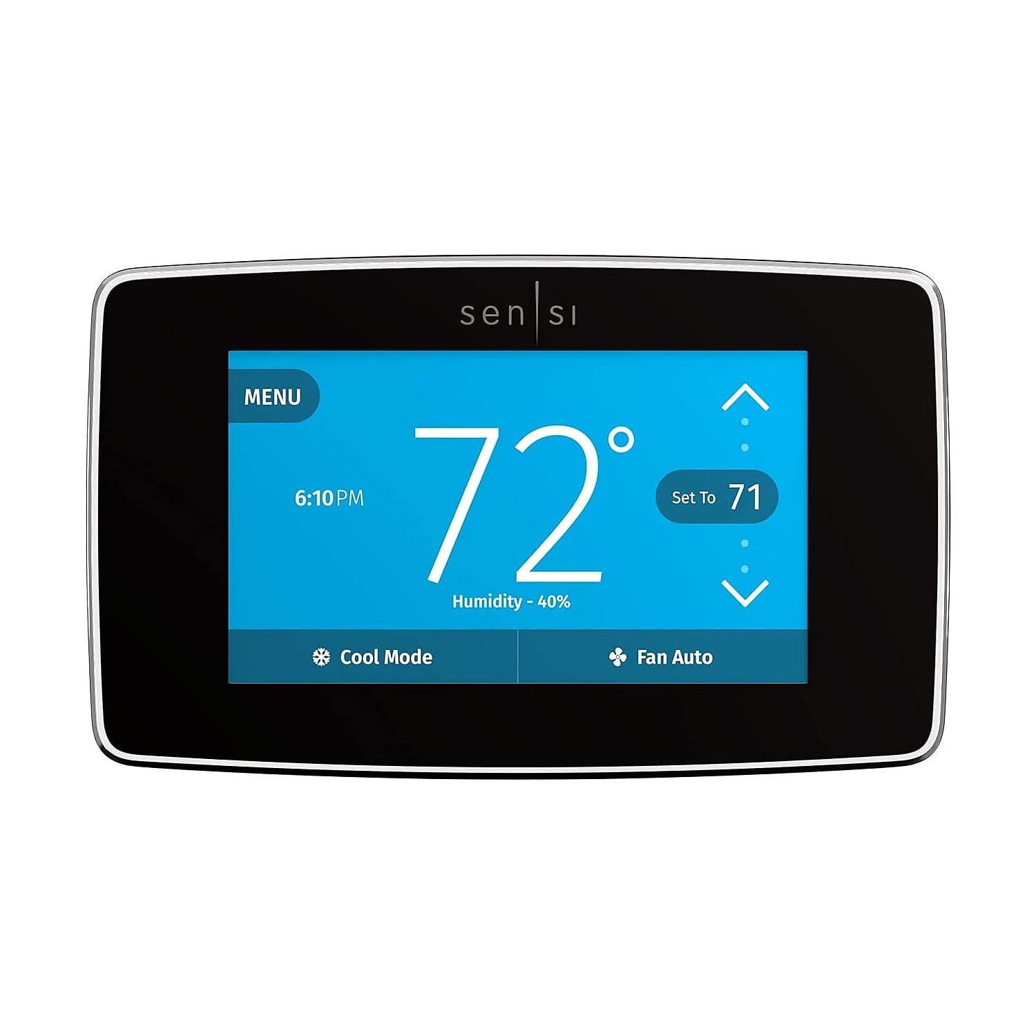 Emerson Sensi ST75U Touch Smart Thermostat Black - Walmart.com