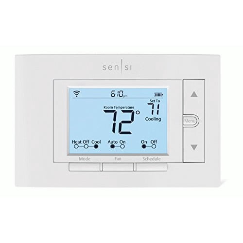 Emerson Sensi Smart Programmable Wi-Fi Thermostat-White - Walmart.com
