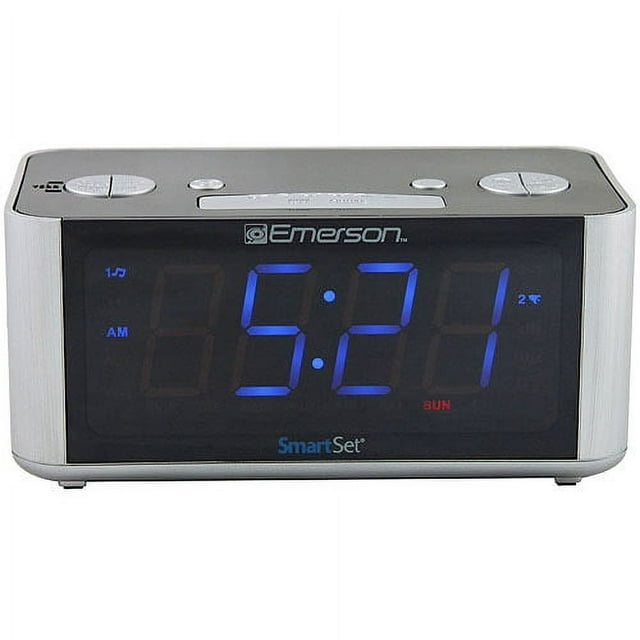 Emerson SmartSet Dual Alarm Clock Radio, 1.4" Jumbo LED Display, CKS1708