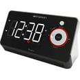 thumbnail image 1 of Emerson SmartSet Dual Alarm Clock Radio, Bluetooth Speaker, USB Charger, Night LED, 1.4" White LED Display, ER100113, 1 of 7