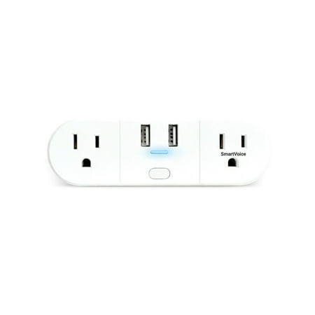 Emerson SmartVoice 4-in-1 Dual Wall Plug, Offline 30+ Voice Commands, No APP, No WIFI, Smart Outlet w/ 2 AC Outlets, 2 USB-A , Timer, ETL Listed price history and forecast - Emerson ES522