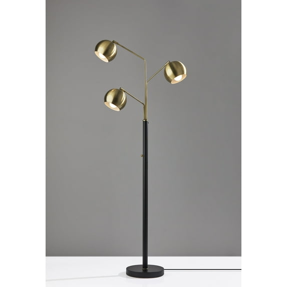 Emerson Tree Lamp with Antique Brass Arms