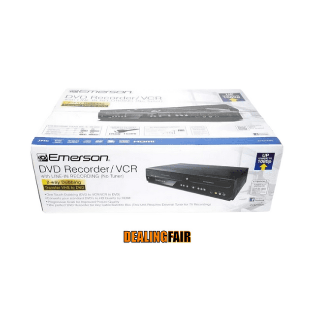 Emerson ZV427EM5 DVD Recorder VCR Combo 1080p (New)