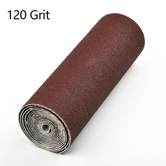 Emery Cloth Roll 1m x 100mm, 80-600 Grit Sanding Paper for Polishing & Grinding Wood, Metal, Curved for Surfaces, Flexible Abrasive Sheet(120 Grit)