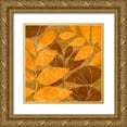 thumbnail image 1 of Emery, Kristin 12x12 Gold Ornate Wood Framed with Double Matting Museum Art Print Titled - Orange Leaves I, 1 of 4