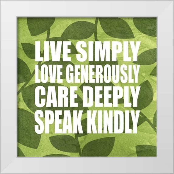 Emery, Kristin 12x12 White Modern Wood Framed Museum Art Print Titled - Live Simply
