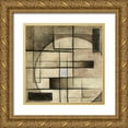 thumbnail image 1 of Emery, Kristin 15x15 Gold Ornate Wood Framed with Double Matting Museum Art Print Titled - Brown Circle Box II, 1 of 4