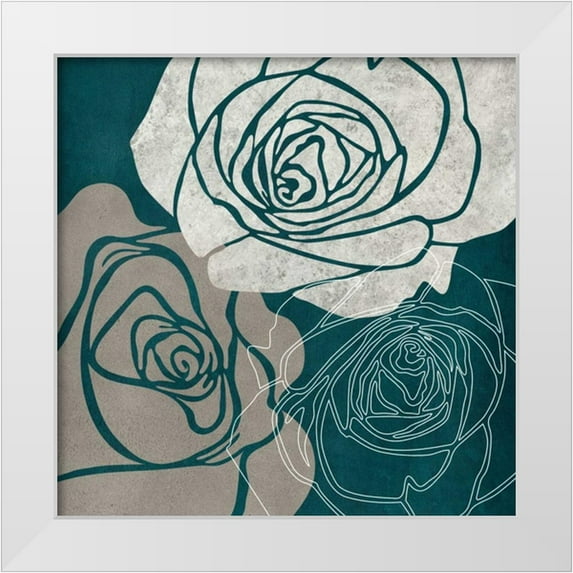 Emery, Kristin 15x15 White Modern Wood Framed Museum Art Print Titled - Rose IA