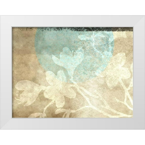 Emery, Kristin 18x15 White Modern Wood Framed Museum Art Print Titled - Paradise Moon VI