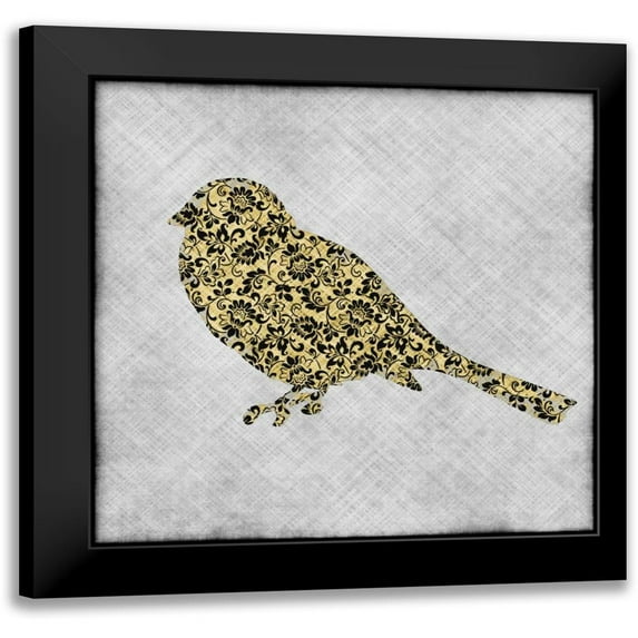 Emery, Kristin 20x20 Black Modern Framed Museum Art Print Titled - Single Bird I