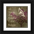 thumbnail image 1 of Emery, Kristin 20x20 Black Ornate Wood Framed with Double Matting Museum Art Print Titled - All Things Fly, 1 of 4