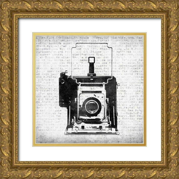 Emery, Kristin 20x20 Gold Ornate Wood Framed with Double Matting Museum Art Print Titled - Vintage Camera