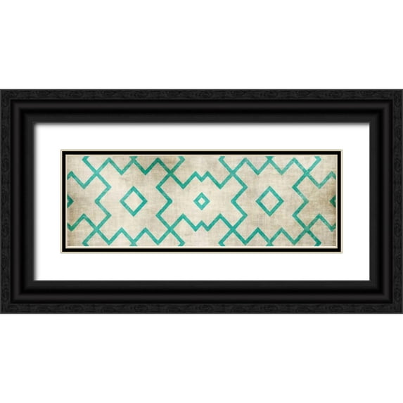 Emery, Kristin 24x11 Black Ornate Wood Framed with Double Matting Museum Art Print Titled - Pattern