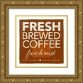 thumbnail image 1 of Emery, Kristin 26x26 Gold Ornate Wood Framed with Double Matting Museum Art Print Titled - Fresh Brewed Red and Orange, 1 of 4