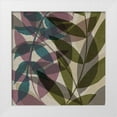 thumbnail image 1 of Emery, Kristin 26x26 White Modern Wood Framed Museum Art Print Titled - Purple Green Leaves Mate, 1 of 4