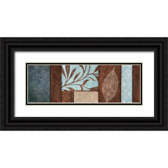 Emery, Kristin 32x13 Black Ornate Wood Framed with Double Matting Museum Art Print Titled - Emotion 1