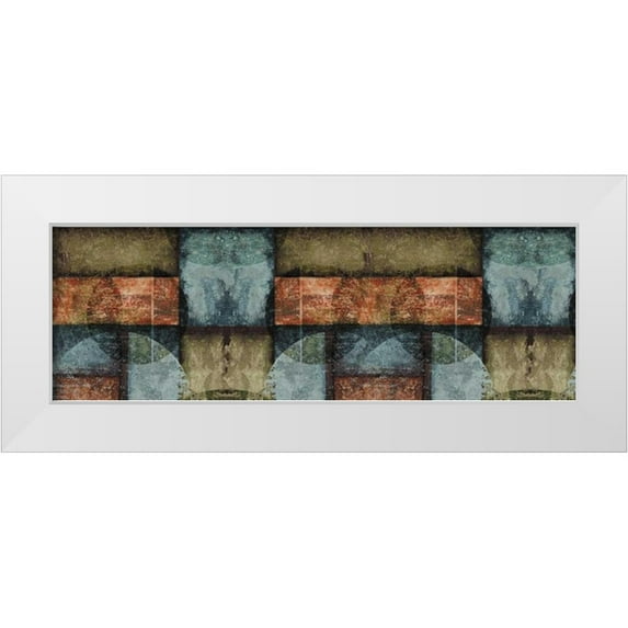 Emery, Kristin 32x13 White Modern Wood Framed Museum Art Print Titled - Circle