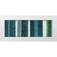 thumbnail image 1 of Emery, Kristin 32x14 White Modern Wood Framed Museum Art Print Titled - Morroccan Stripes Combined 2, 1 of 4